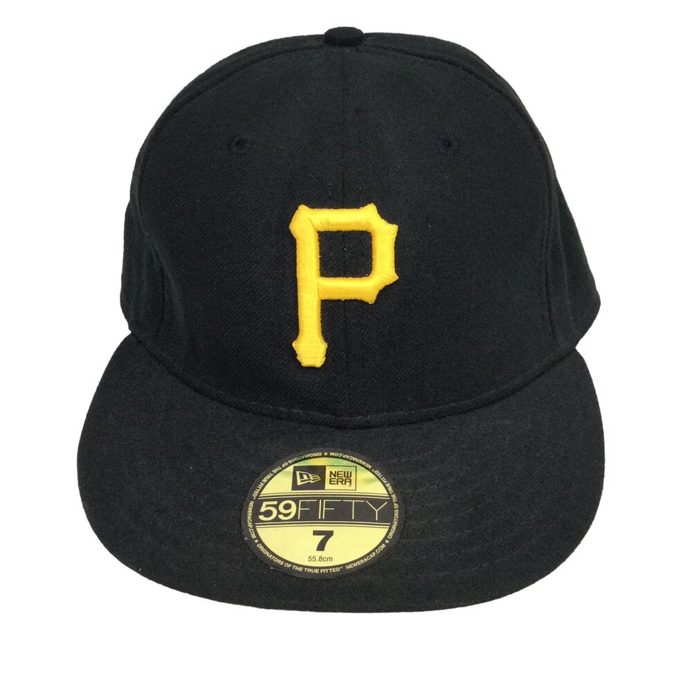 New Era 59Fifty Black Pittsburgh Official on Field Embroidered Logo Fitted Hat 7